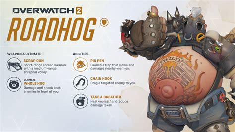 Overwatch 2 Roadhog rework: New ability & all。